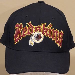 (SOLD) Washington Redskins Old English Script Embroidered Spell Out Hat Cap NFL